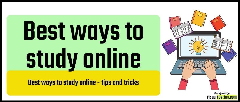 Best ways to study online - tips and tricks