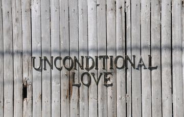 The definition of unconditional love