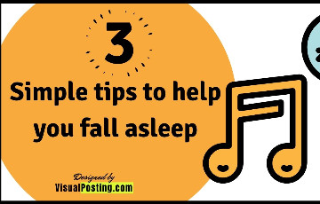 3 simple tips to help you fall asleep