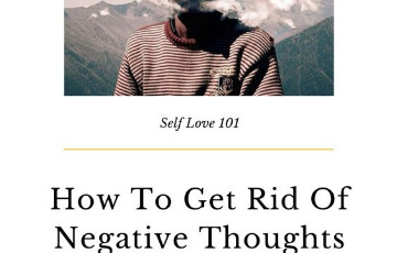 Get rid of negative thoughts