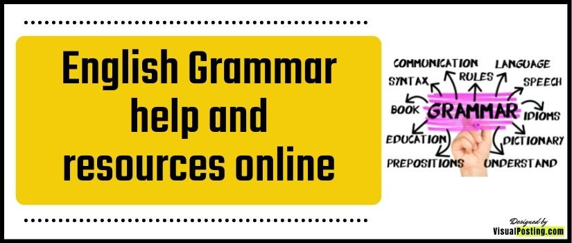 English Grammar help and resources online