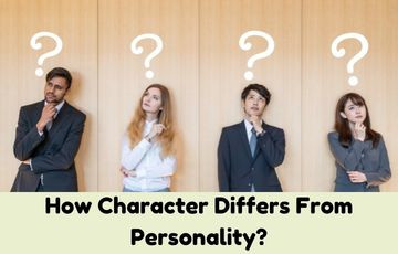 How character differs from personality?