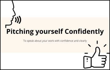 Pitching yourself Confidently
