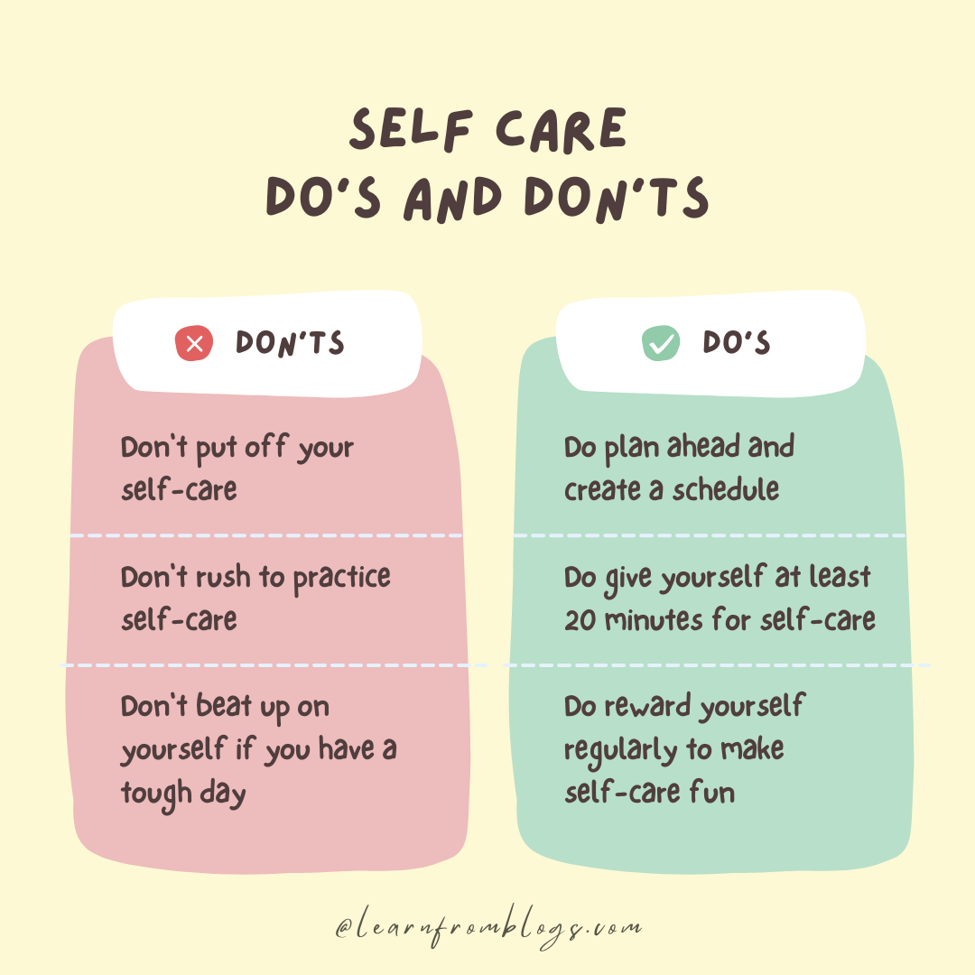 Pastel Green Self Care Do's And Don'ts Instagram Post.png